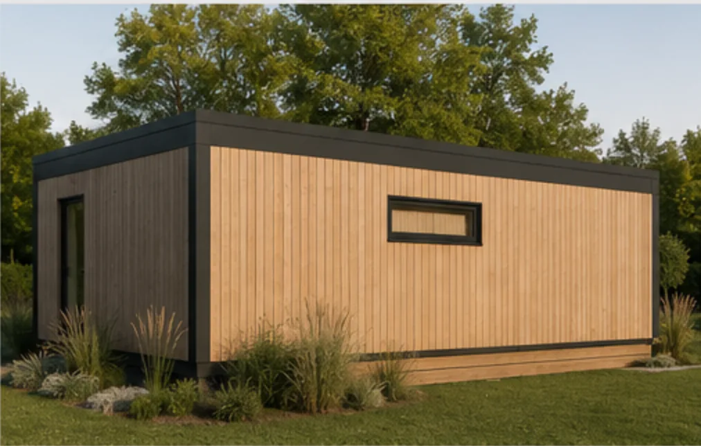 Solo, Solo, gable end, modular timber home